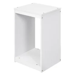 Loft Bed With Multi-Function Storage Table, LED Lights, Bedside Tray And Charging Station, White - ModernLuxe -ModernLuxe GUEST 3884ece6 3c49 40d5 8518 05ccb1a7fa3c