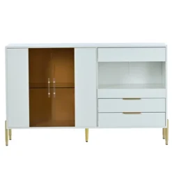Modern Storage Cabinets With Acrylic Doors And Adjustable Shelves-ModernLuxe -ModernLuxe GUEST 38a920ca 430e 4d1d b8f3 d9aba7668819