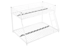 Twin Over Full Metal Bunk Bed With Ladder - ModernLuxe -ModernLuxe GUEST 3c1e3402 2fe8 4d1a b6ed 96f1a0531281