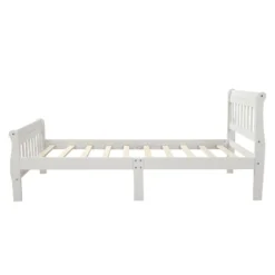 Twin Size Wood Platform Bed With Headboard, Footboard And Wooden Slat Support-ModernLuxe -ModernLuxe GUEST 3c41754d 812b 41cb 9131 bb0752331ccf
