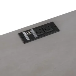 Nightstand With USB Charging Port, Cabinet With Two Built-in Shelves And One Open Storage - ModernLuxe -ModernLuxe GUEST 3c97bc7d d9a7 41c1 8d0c f3e88baa4292