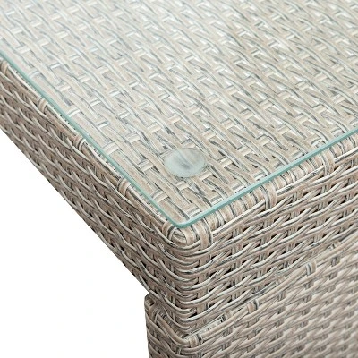 5-piece Patio Rattan Bar Dining Table Set With 4 Stools-ModernLuxe 10 5-piece Patio Rattan Bar Dining Table Set With 4 Stools-ModernLuxe - Image 8