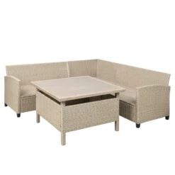 6-Piece Outdoor Patio Wicker Rattan Sectional Sofa With Table And Bench For Backyard, Garden, Pool Side, Brown - ModernLuxe -ModernLuxe GUEST 3e6a7e38 0496 4bad 8ab8 d6eb8ed77f6d