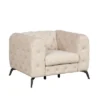Modern Velvet Upholstered Accent Sofa Chair With Button Tufted Back-ModernLuxe -ModernLuxe GUEST 3e8766e1 5d7d 4ff4 bf41 2584cd9ef550