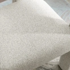 Contemporary Designed Upholstered Accent Chair With Curved Backrest, Wood Dining Chair-ModernLuxe -ModernLuxe GUEST 3efb6f69 c1d3 4a57 a8c7 26c310cd3a43