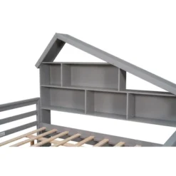 Full Size Platform Bed With Trundle And Shelves-ModernLuxe -ModernLuxe GUEST 3f3fa11b e839 463f 99dd 869b57dac32c