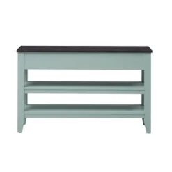 48" Solid Wood Top Modern Living Room Console Table With 3 Drawers And 2 Shelves - ModernLuxe -ModernLuxe GUEST 40b79f8a 8b6d 46f5 8ec2 242e7305cd48