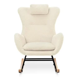 Teddy Tufted Rocking Chair With Rubber Legs - ModernLuxe 20 Teddy Tufted Rocking Chair With Rubber Legs - ModernLuxe -ModernLuxe GUEST 4248d1a5 f915 49f7 bddc 7c78e056d1c9