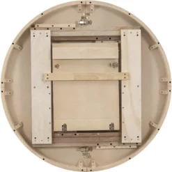 5 PCS Round Extendable Dining Table Set With Butterfly Leaf And 4 Upholstered Dining Armchairs-ModernLuxe -ModernLuxe GUEST 427a05d8 4a95 4b46 bf51 114b7d5caa0f