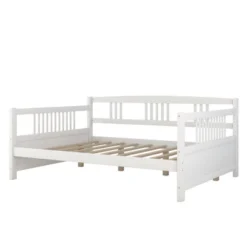 Full Size Wood Daybed With Support Leg-ModernLuxe -ModernLuxe GUEST 4391c2c6 362d 4e83 aa55 ed83993d821e