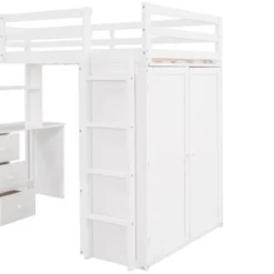 Twin Size Loft Bed With Drawers, Desk And Wardrobe-ModernLuxe -ModernLuxe GUEST 43b44735 eada 40f0 8292 d3c5b4d19ee2