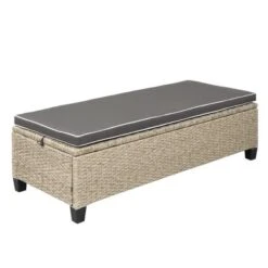 6-Piece Outdoor Patio Wicker Rattan Sectional Sofa With Table And Bench For Backyard, Garden, Pool Side, Brown - ModernLuxe -ModernLuxe GUEST 43edb06a fc7d 406d be3c 09994020281b