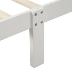 Twin Size Wood Platform Bed With Headboard, Footboard And Wooden Slat Support-ModernLuxe -ModernLuxe GUEST 45a1e83a 7a9c 4eb8 8f4f 285355266089