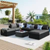 8PCS Patio PE Rattan Conversation Set, Outdoor Wicker Sectional Sofa With Table And Cushions-ModernLuxe 2 8PCS Patio PE Rattan Conversation Set, Outdoor Wicker Sectional Sofa With Table And Cushions-ModernLuxe -ModernLuxe GUEST 46d966fd 1d1d 49a5 9a7a fedc429472b0