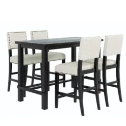 5-Piece Counter Height Dining Set Espresso-ModernLuxe -ModernLuxe GUEST 475ffd83 e576 41c8 a6ba bf2bf4c1ddbd