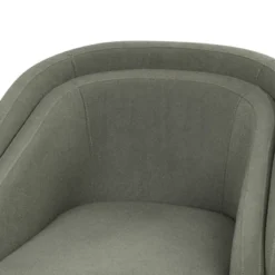 Mid-Century Upholstered Accent Chair, Arm Chair With Lumbar Pillow And Metal Legs-ModernLuxe -ModernLuxe GUEST 4814772f 4d35 4cf8 9fd1 8519465c35d8