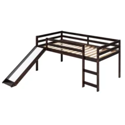 Twin Size Loft Bed With Slide - ModernLuxe -ModernLuxe GUEST 48ba8ce3 9747 46e4 a051 1a14127085a2