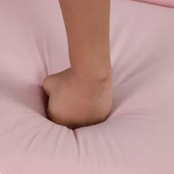 Velvet Upholstered Sofa With Armrest Pockets, 2 Pillows And Golden Metal Legs-ModernLuxe -ModernLuxe GUEST 4922edd4 34c1 49d3 9a15 a4a120110030