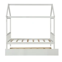 Twin Size House Shaped Platform Bed With Trundle - ModernLuxe -ModernLuxe GUEST 49bbaa7f 3b95 4396 96f2 85555cda8b29