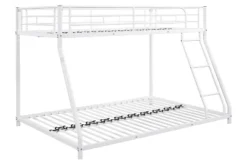 Twin Over Full Metal Bunk Bed With Ladder - ModernLuxe -ModernLuxe GUEST 4a1db0ab 3416 4f28 adc0 902044ca4f67