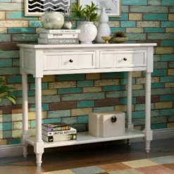 Console Table With Storage Drawers And Bottom Shelf-ModernLuxe -ModernLuxe GUEST 4ac4caec acea 4515 bb4f 165e13d67ce8