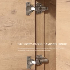 Bathroom Cabinet With Sink, Freestanding Bathroom Vanity Or Floating Optional Conversion, Oak - ModernLuxe -ModernLuxe GUEST 4c4b4d88 0011 4596 b43e 5f2af41c31eb