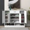 Sleek And Modern Shoe Cabinet With Adjustable Shelves - ModernLuxe -ModernLuxe GUEST 4cbc7b3b 9f34 4747 a8f8 de69bb89b9d9