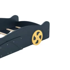 Race Car-Shaped Platform Bed With Wheels And Storage - ModernLuxe -ModernLuxe GUEST 4d784400 e390 4512 8314 82ad3c31a4a4