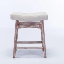 Set Of 2 Counter Height Bar Stools With Wooden Legs - ModernLuxe -ModernLuxe GUEST 4e464d35 d240 4819 ab51 62a996d161db