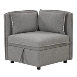 122.8" Minimalist Convertible Modular Sofa, Upholstered Sectional Sofa Couch With 5 Pillows-ModernLuxe -ModernLuxe GUEST 4f5df18d 3a41 40e4 ab5d d5cf1bbfde15