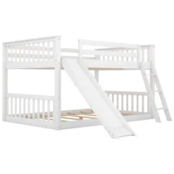 Wood Bunk Bed With Convertible Slide And Ladder-ModernLuxe -ModernLuxe GUEST 501cc87c 9994 49e8 a9cd ce69819c9f09