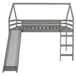 Full Size House Shape Loft Bed With Slides - ModernLuxe -ModernLuxe GUEST 50eeb2fb fcd4 44fd 837e 909140296583