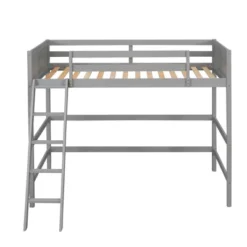 Twin Size Wood Loft Bed With Ladder-ModernLuxe -ModernLuxe GUEST 51e4289b 78dd 46b0 9f88 b5d42fc7a7e3