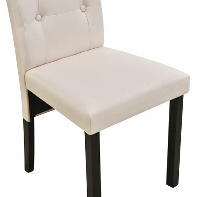 5 PCS Wood Dining Table Set With Faux Marble Tabletop And Upholstered Dining Chairs-ModernLuxe 15 5 PCS Wood Dining Table Set With Faux Marble Tabletop And Upholstered Dining Chairs-ModernLuxe - Image 13