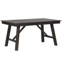 6-Piece Farmhouse Solid Wood Rectangular Dining Table Set With 4 Upholstered Chairs And 1 Bench - ModernLuxe -ModernLuxe GUEST 5245e3da 877f 4323 8168 e9fa85157998