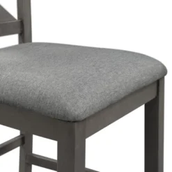 5 PCS Counter Height Wood Dining Table Set-ModernLuxe -ModernLuxe GUEST 52c7c7d8 ea8f 4e7b a510 489c505906a8