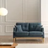 Loveseat In Waterproof Fabric With USB Charging Port And 2 Pillows - ModernLuxe -ModernLuxe GUEST 52dc0a5e 7d60 49e9 be12 f101c3c6979b
