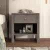 Wooden Nightstand With A Drawer And An Open Storage - ModernLuxe -ModernLuxe GUEST 54545a50 69bd 4326 a2df 2e332b04ac37