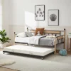 Twin Size Daybed, Metal Framed Sofa Bed With Twin Size Trundle Bed-ModernLuxe -ModernLuxe GUEST 54cce167 6246 4d6e 9f32 cb3572e24972