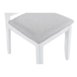 Mid-Century 5-Piece Extendable Round Dining Table Set White-ModernLuxe -ModernLuxe GUEST 554a65c6 b830 4b65 9782 59c139c063a7