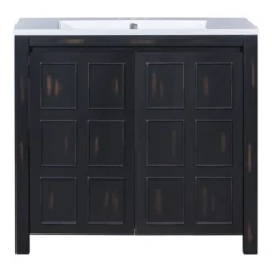 36" Bathroom Vanity With Sink, Espresso - ModernLuxe -ModernLuxe GUEST 571f28ef 25e6 42e0 b694 d438a041c69c