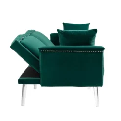 Modern Velvet Upholstered Loveseats Sofa With 2 Pillows-ModernLuxe 23 Modern Velvet Upholstered Loveseats Sofa With 2 Pillows-ModernLuxe -ModernLuxe GUEST 57d9b9ed a692 4613 a9ac 3babe57993f2