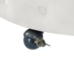 Button Tufted Living Room Upholstered Swivel Chair With Movable Wheels And 3 Pillows - ModernLuxe 20 Button Tufted Living Room Upholstered Swivel Chair With Movable Wheels And 3 Pillows - ModernLuxe -ModernLuxe GUEST 58dde6e2 47f7 419e 90e2 067b11256319