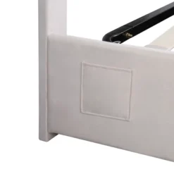 Upholstered Bed With LED Light, Bluetooth Player And USB Charging, Hydraulic Storage Bed In Velvet Fabric-ModernLuxe -ModernLuxe GUEST 5a4ca14a dd03 4c87 bbf0 77bb684d7881