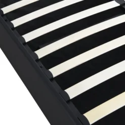 Upholstered Faux Leather Platform Bed With A Hydraulic Storage System-ModernLuxe -ModernLuxe GUEST 5a4f92e0 b25f 4357 8351 5c978cb3b4e4