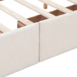 Upholstered Queen Size Platform Bed With Classic Headboard And 4 Drawers-ModernLuxe -ModernLuxe GUEST 5aa0df1a 4a0b 4979 9d58 d96346e01c47