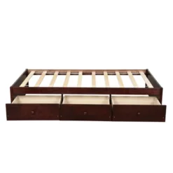 Twin Size Wood Platform Storage Bed With 3 Drawers-ModernLuxe -ModernLuxe GUEST 5b384016 f6b9 4766 b1cd fd763f7c6d6d