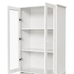 3-Tier Modern Home Office Large Storage Bookshelf With LED Lights, White - ModernLuxe -ModernLuxe GUEST 5bf75fa2 055e 478b 89da 271d0ead7e33