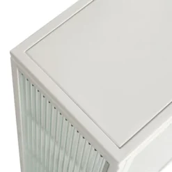 27.56" Modern 2 Glass Door Wall Cabinet With Triple Tier Storage - ModernLuxe -ModernLuxe GUEST 5caf4dba e424 437a 95e5 fda3bd7f753e