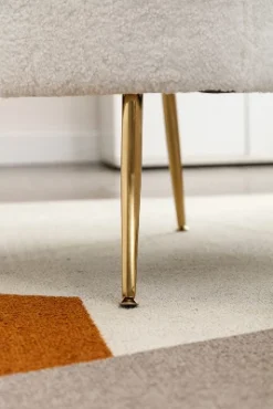 Armchair Accent Tub Barrel Chair With Gold Metal Legs-ModernLuxe -ModernLuxe GUEST 5e62da8f 4ab8 4a38 a1ab ac66bccade2b